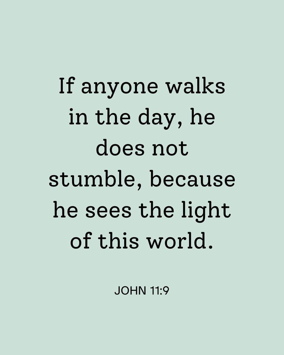 John 11:9 Bible Verse Image