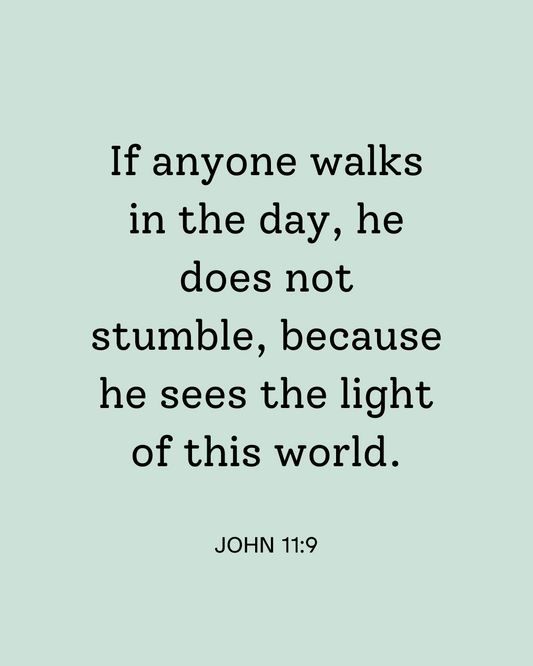 John 11:9 Bible Verse Image