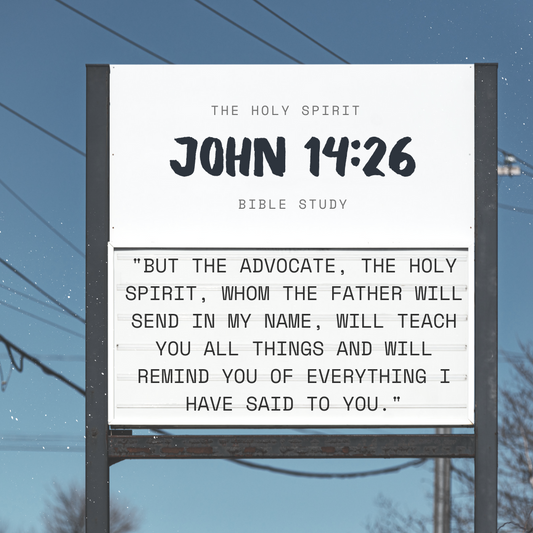 John 14:26 Bible Verse Image. Holy Spirit Bible Verse.