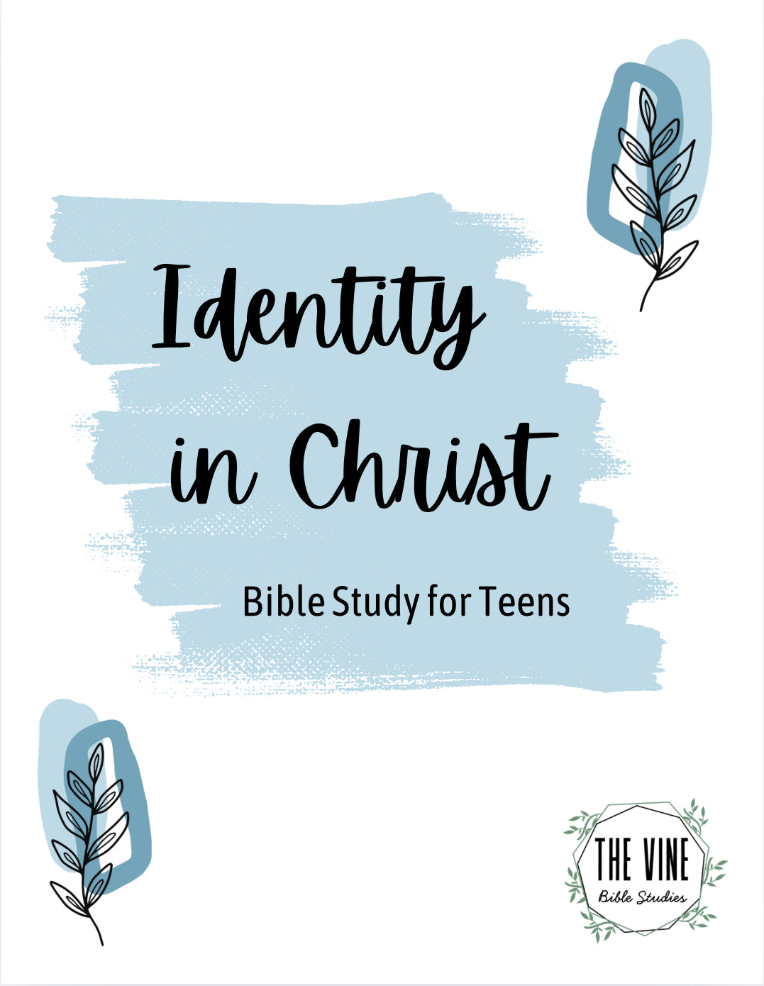 Identity in Christ Printable Bible Study for Teen Girls