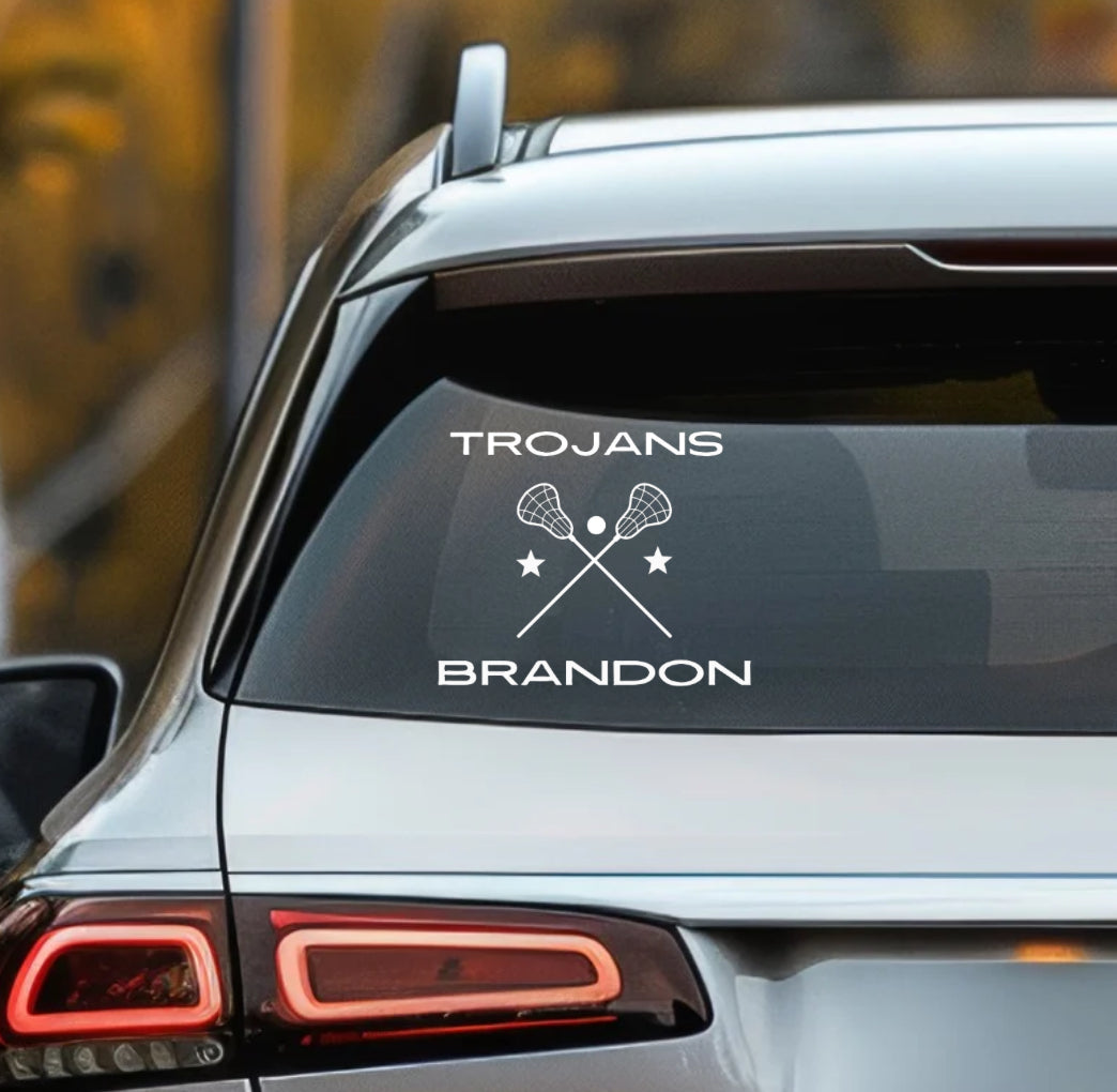Custom Trojans Sports Decals | Personalized Stickers for Teams & Fans - Kingdom Threads by Amy