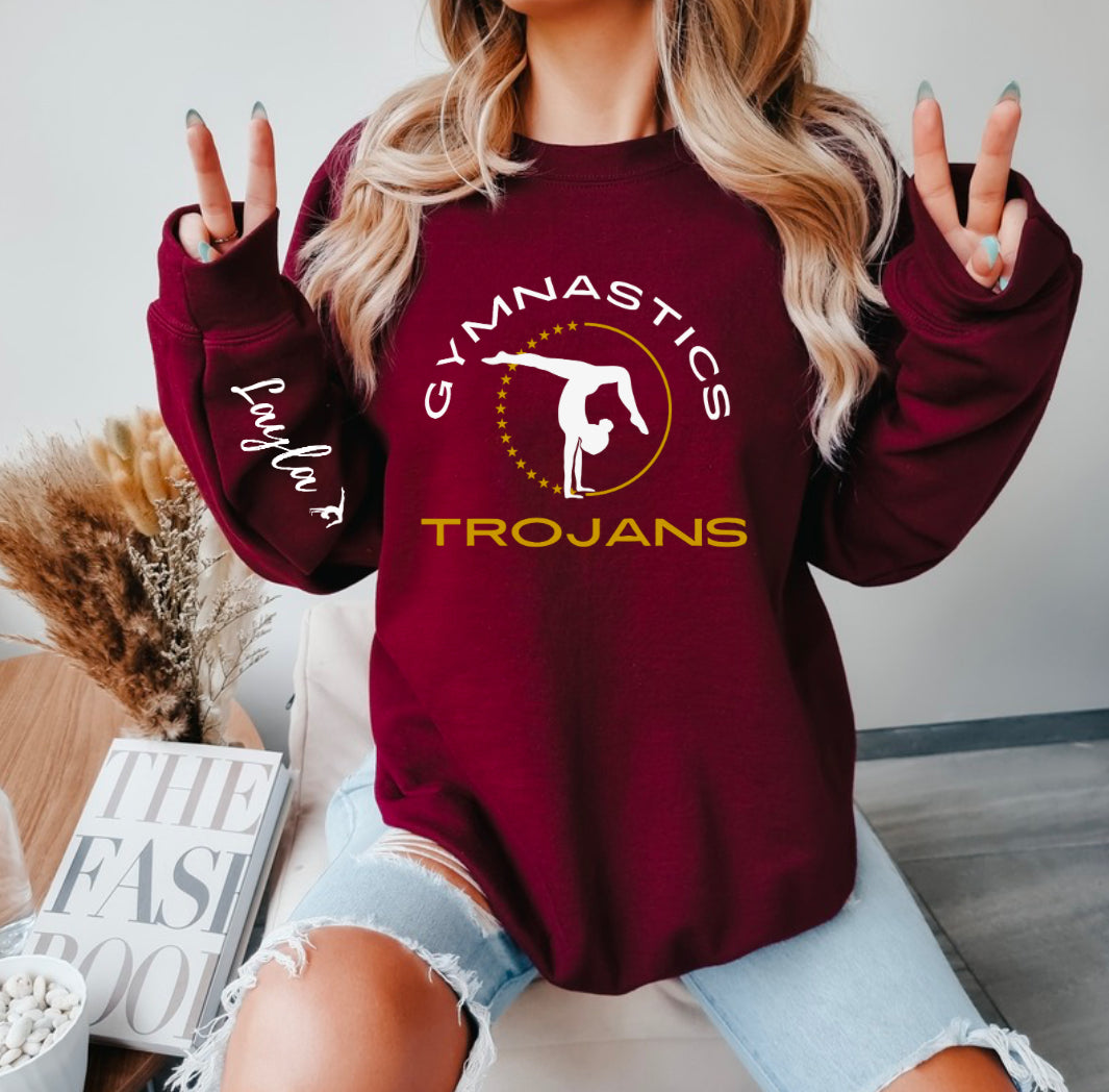 Trojan's Gymnastics Hoodie