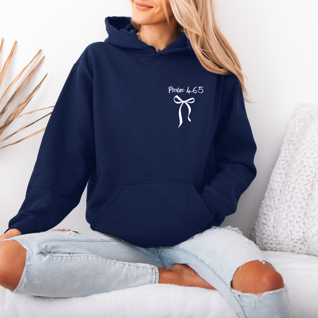 Psalm 46 5 Hoodie - God is Within Her She Will Not Fall Crewneck - Inspirational Christian Hoodie