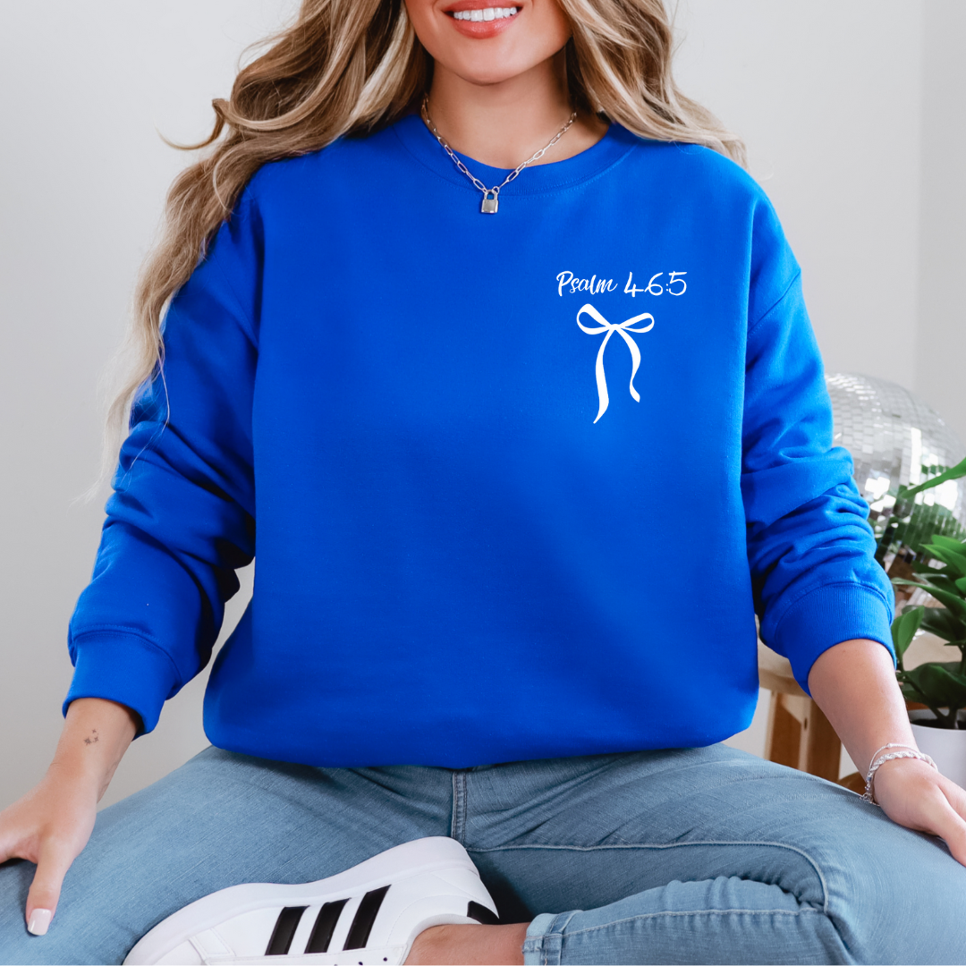 Psalm 46 5 Hoodie - God is Within Her She Will Not Fall Crewneck - Inspirational Christian Hoodie