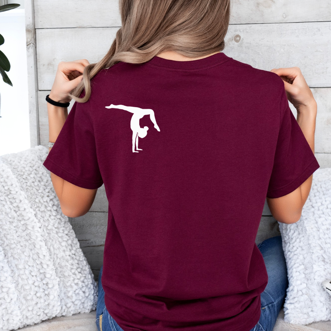 Trojans Gymnastics T-Shirt, Customizable Team Shirt for Students & Parents, Perfect Sports Gift for Fans
