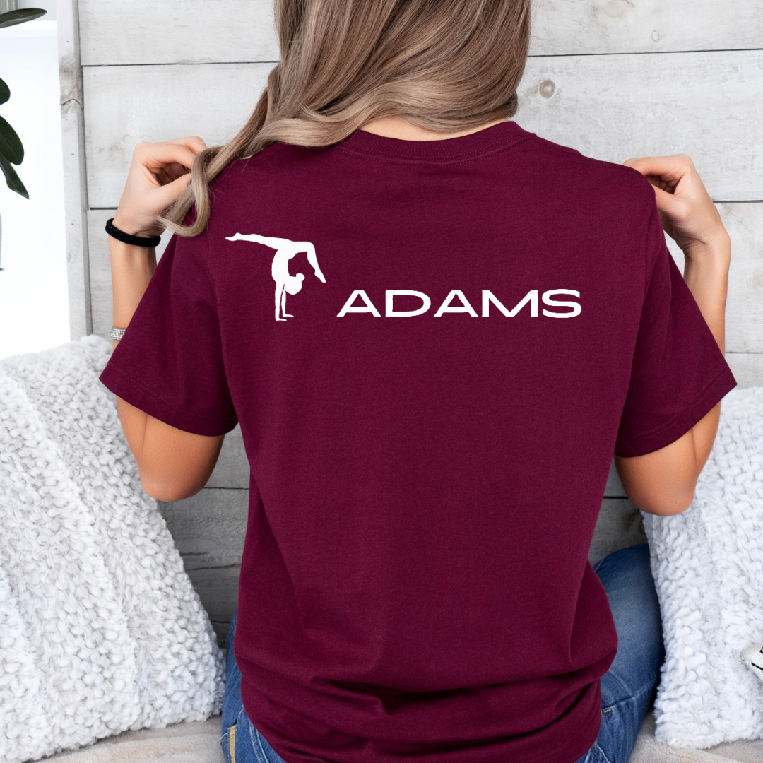 Trojans Gymnastics T-Shirt, Customizable Team Shirt for Students & Parents, Perfect Sports Gift for Fans