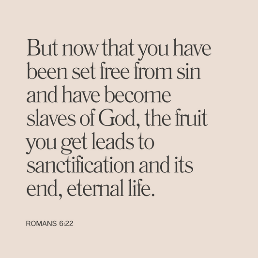 Romans 6:22 Bible Verse Image