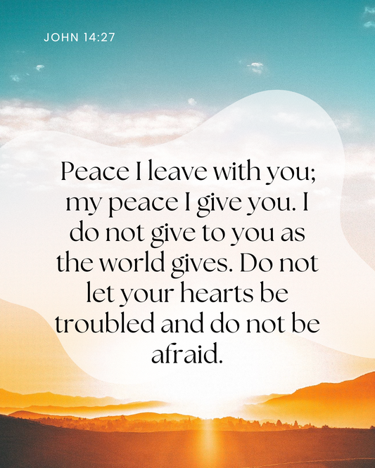 John 14:27 bible verse image