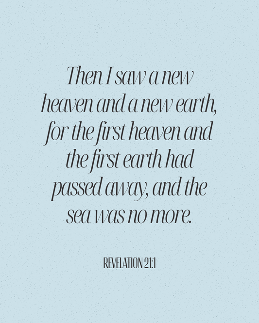 Revelation 21:1 Bible Verse Image
