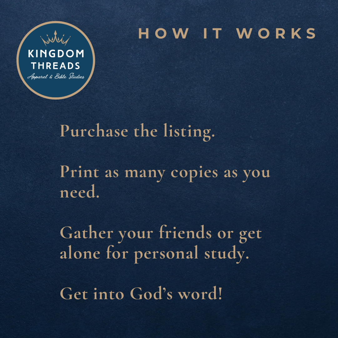 Fasting: Hungry for God - A 5 Week Fasting Bible Study for Men and Women - Printable Digital Guide