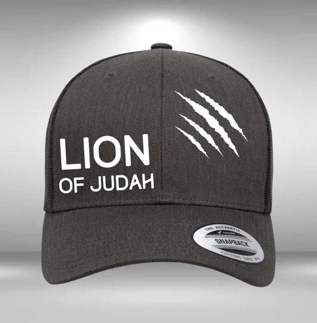 Lion of Judah Hat - Revelation 5:5 SnapBack - Christian Trucker Hat - Faith Apparel