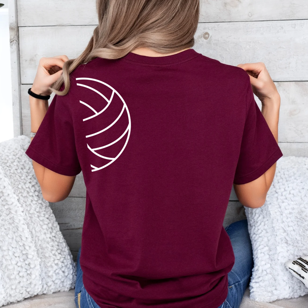 Trojans Volleyball T-Shirt, Customizable Team Shirt for Students & Parents, Perfect Sports Gift for Fans - Kingdom Threads by Amy