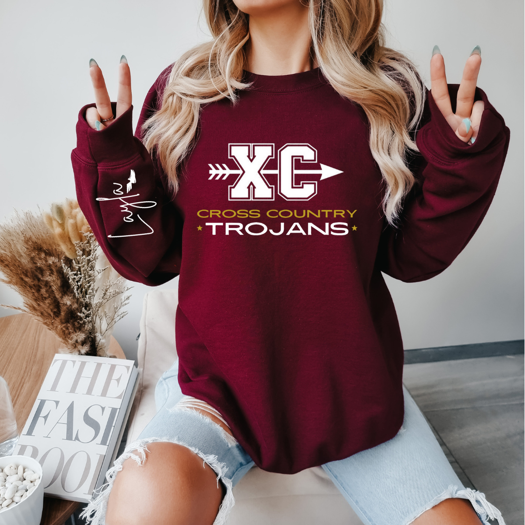 Trojan's Cross Country Hoodie - Kingdom Threads by Amy