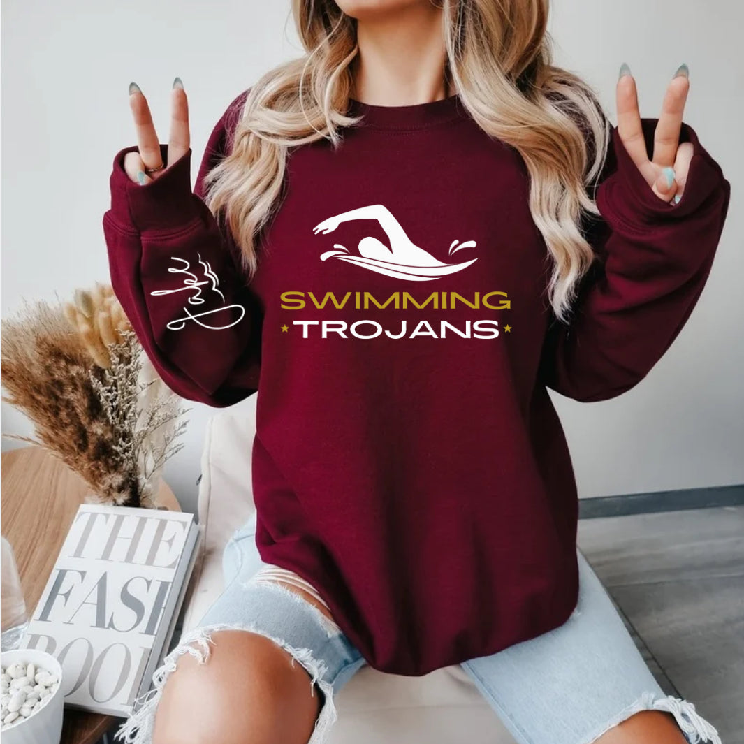 Trojan's Swimming Hoodie - Kingdom Threads by Amy