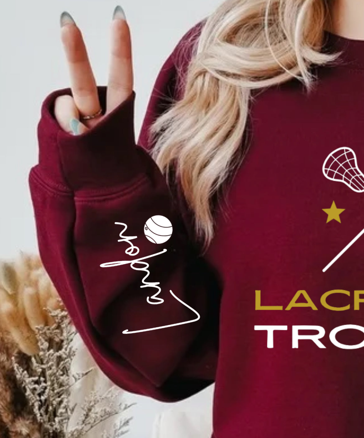 Trojan's Lacrosse Hoodie - Kingdom Threads by Amy