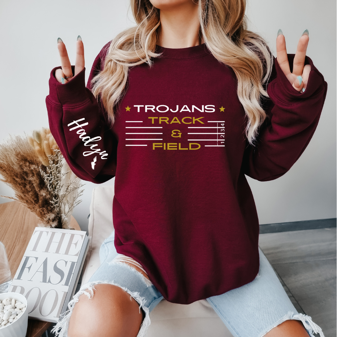 Trojan's Track & Field Hoodie - Kingdom Threads by Amy