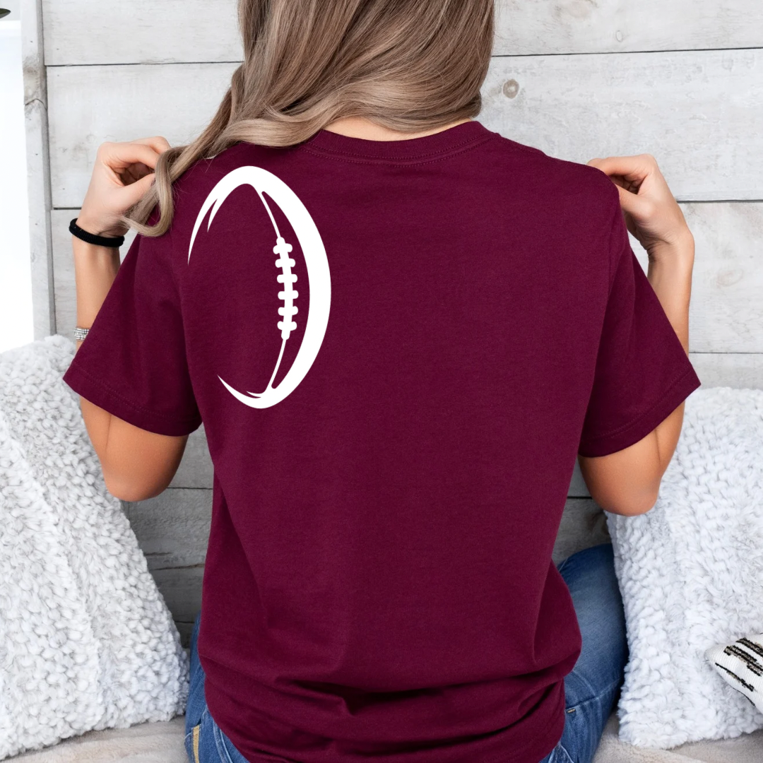 Trojans Football T-Shirt, Customizable Team Shirt for Students & Parents, Perfect Sports Gift for Fans - Kingdom Threads by Amy