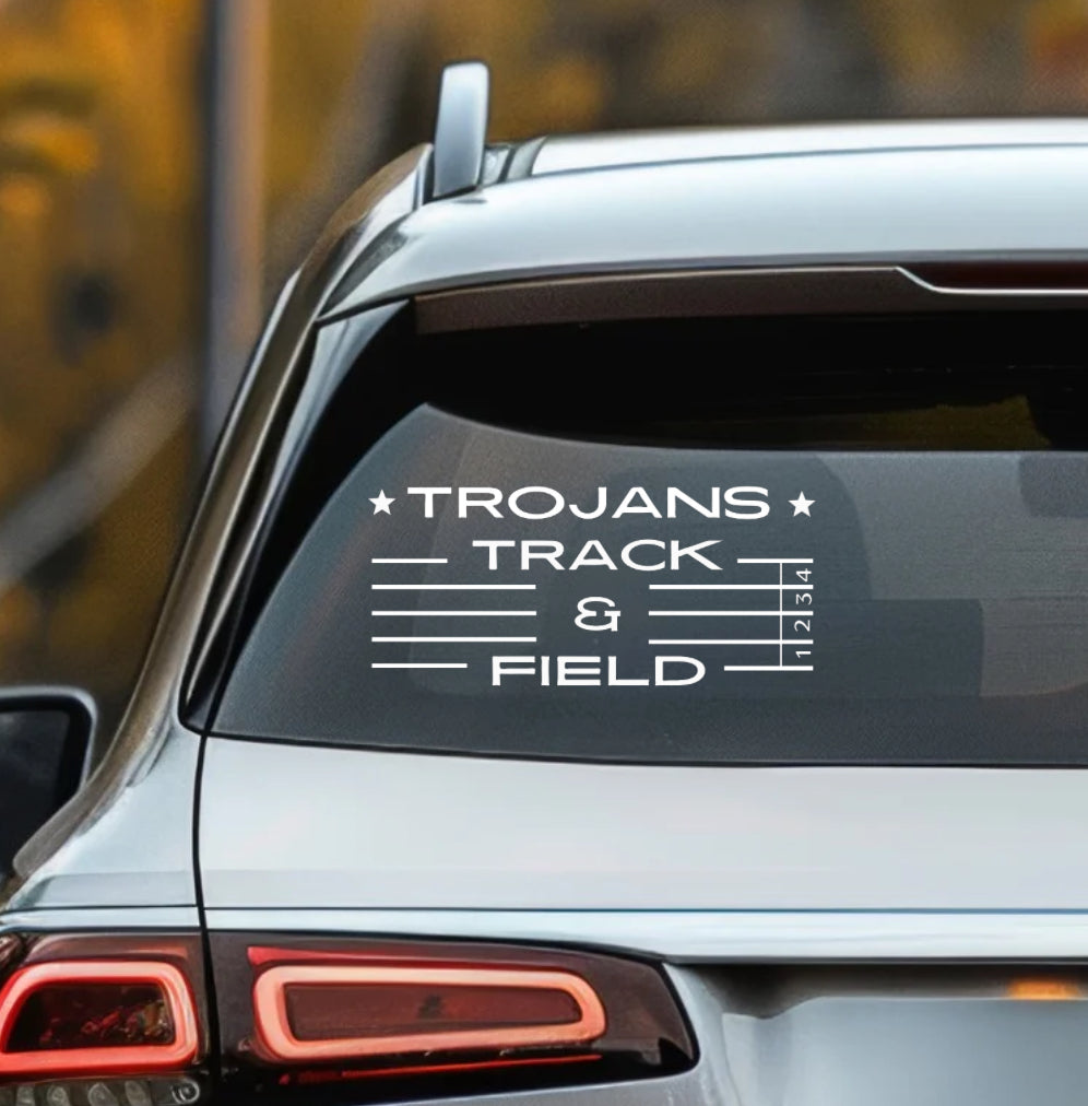 Trojans Sports Decals | Stickers for Teams & Fans. - Kingdom Threads by Amy