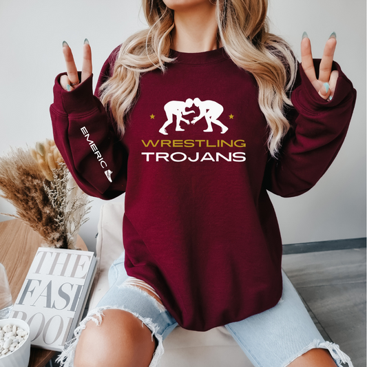 Trojan's Wrestling Hoodie - Kingdom Threads by Amy