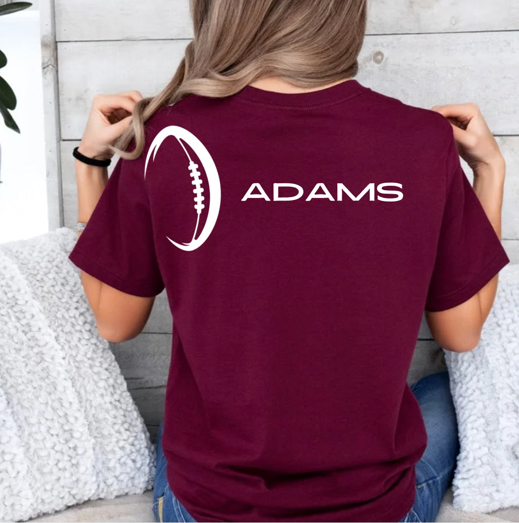 Trojans Football T-Shirt, Customizable Team Shirt for Students & Parents, Perfect Sports Gift for Fans - Kingdom Threads by Amy