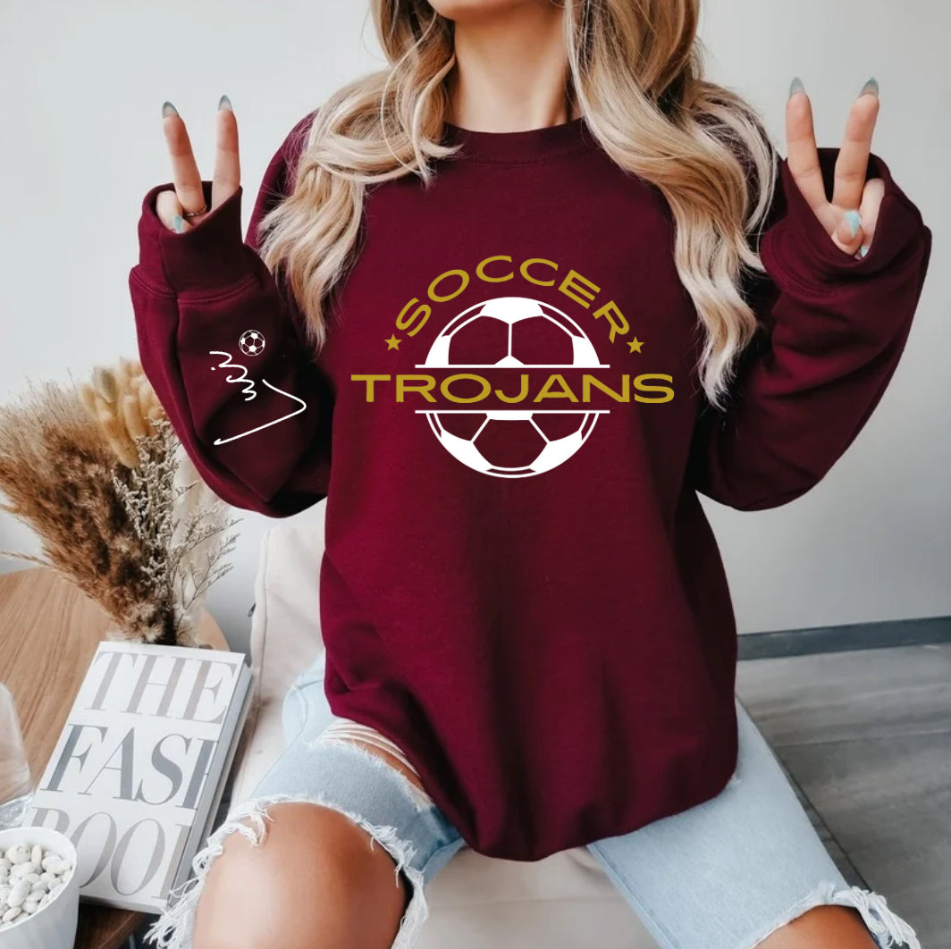 Trojan's Soccer Hoodie - Kingdom Threads by Amy