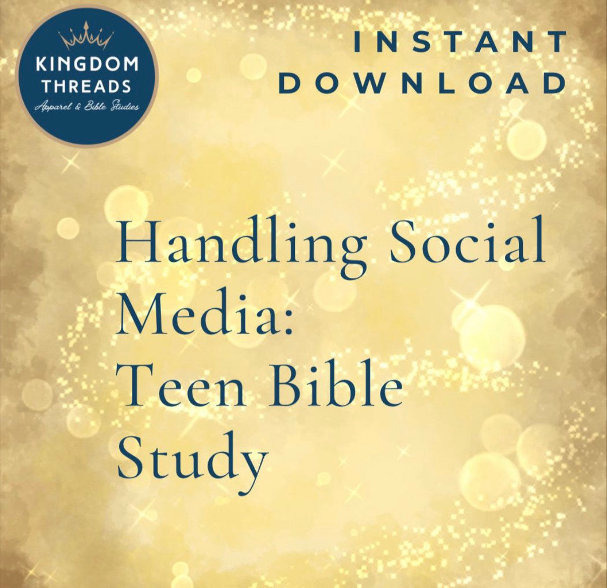 Printable ‘Handling Social Media with Wisdom and Grace’ Bible Study for Teens - Teen Group Study Guide Digital Files