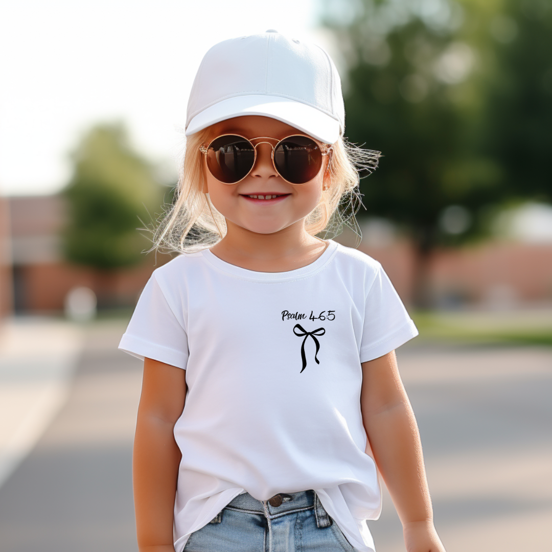 Psalm 46 5 Tee - God is Within Her She Will Not Fall T Shirt for Kids - Inspirational Christian Apparel